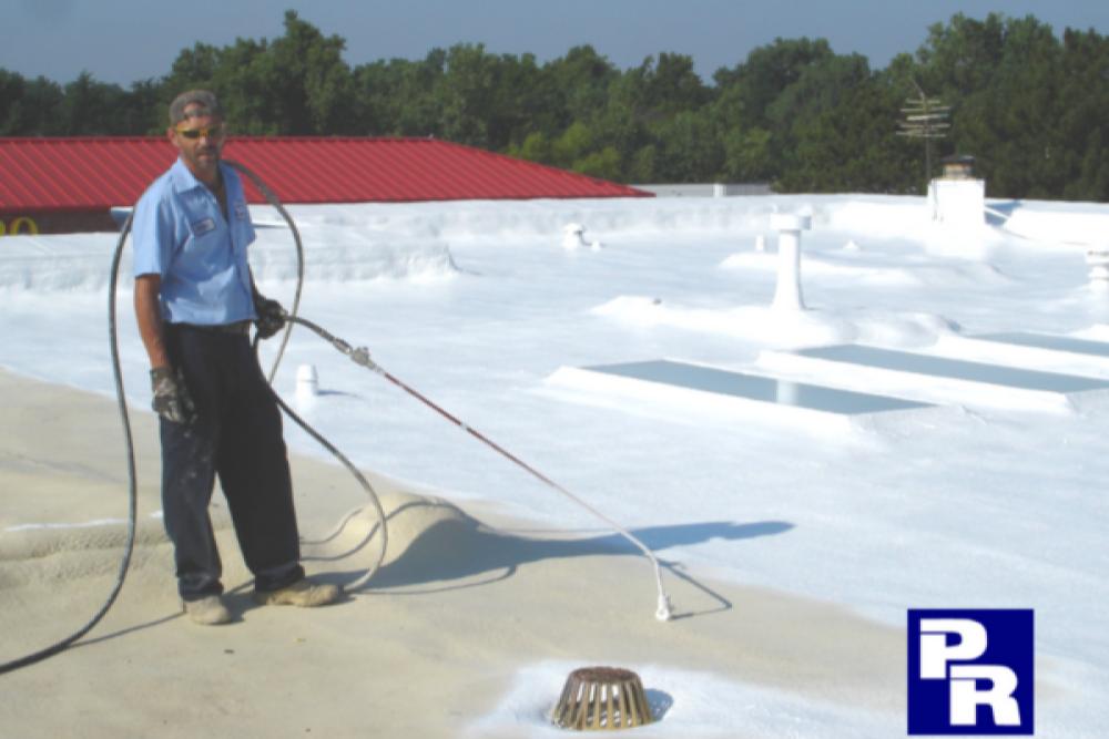 Spray Foam roof in OKC Spray Foam roof in OKC